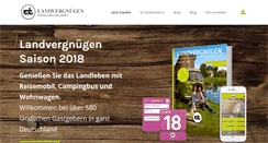 Desktop Screenshot of landvergnuegen.com